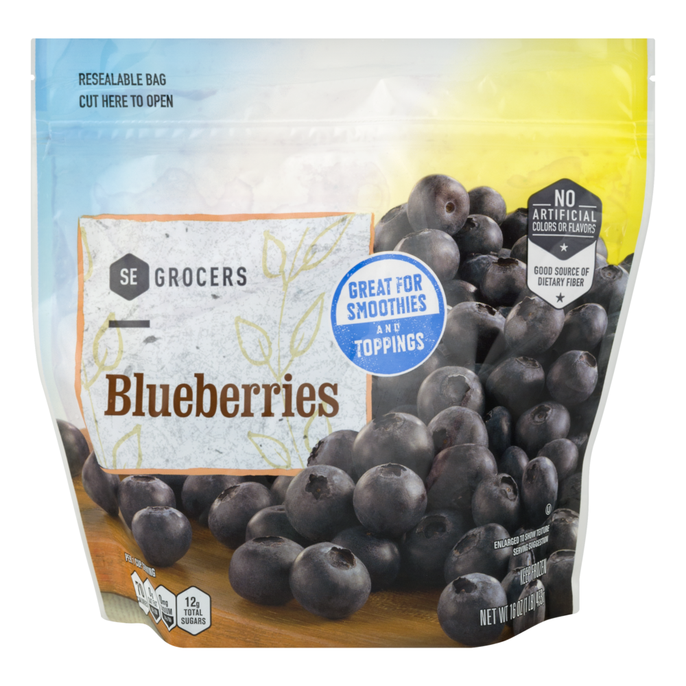 slide 1 of 1, SE Grocers Blueberries, 16 oz
