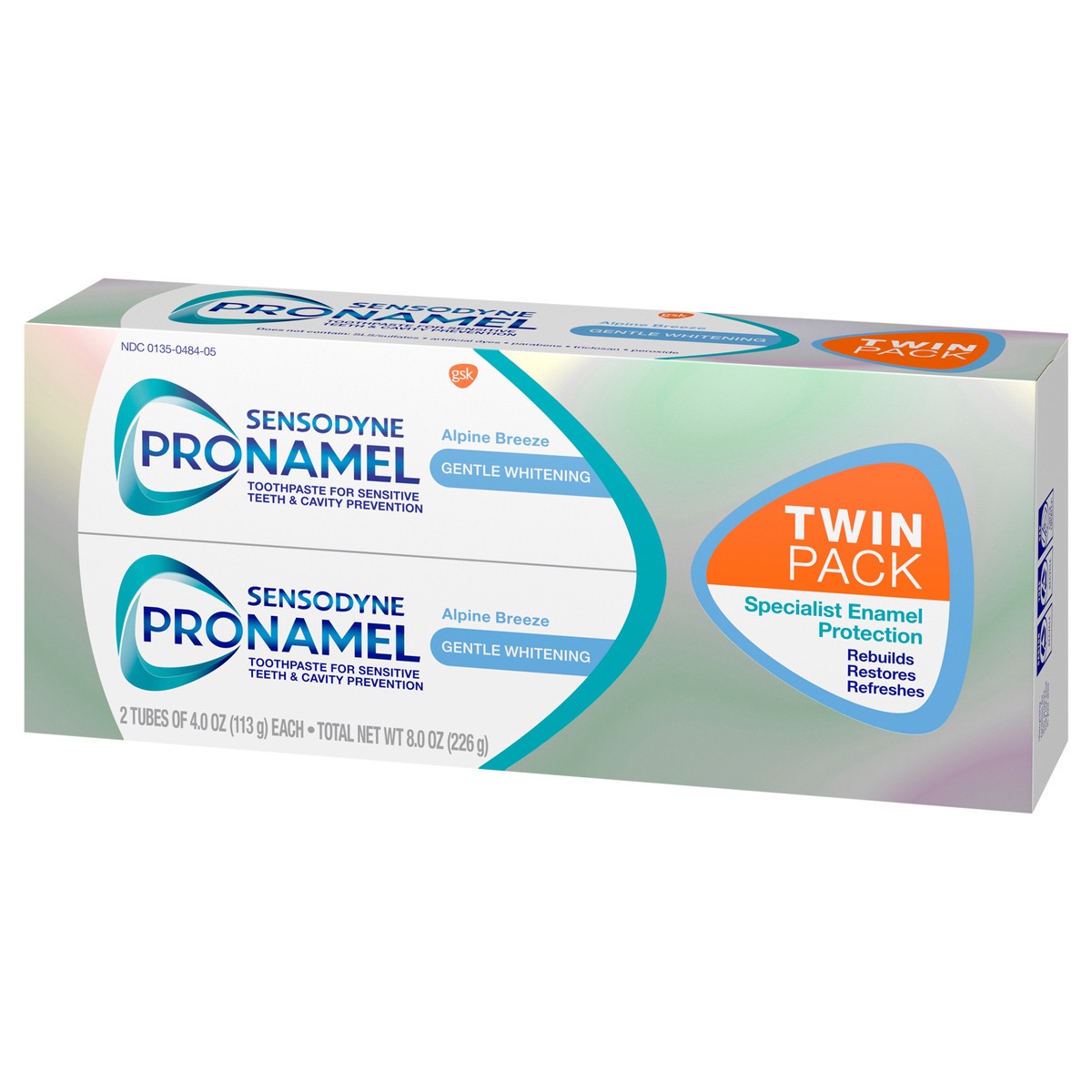 slide 5 of 14, Sensodyne Pronamel Gentle Whitening Enamel Toothpaste for Sensitive Teeth - 4 Ounces x 2, 2 ct; 8 oz