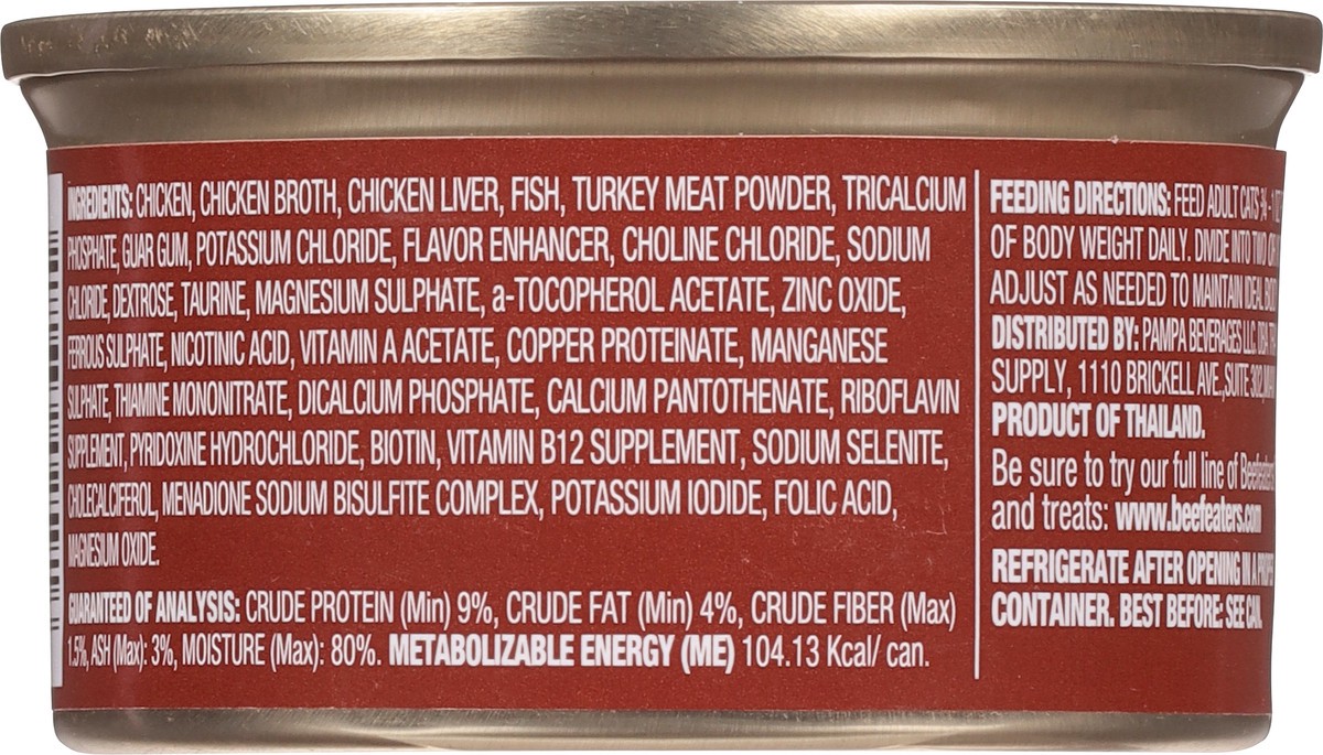 slide 11 of 14, Beefeaters Pate Chicken Cat Food 3 oz, 3 oz