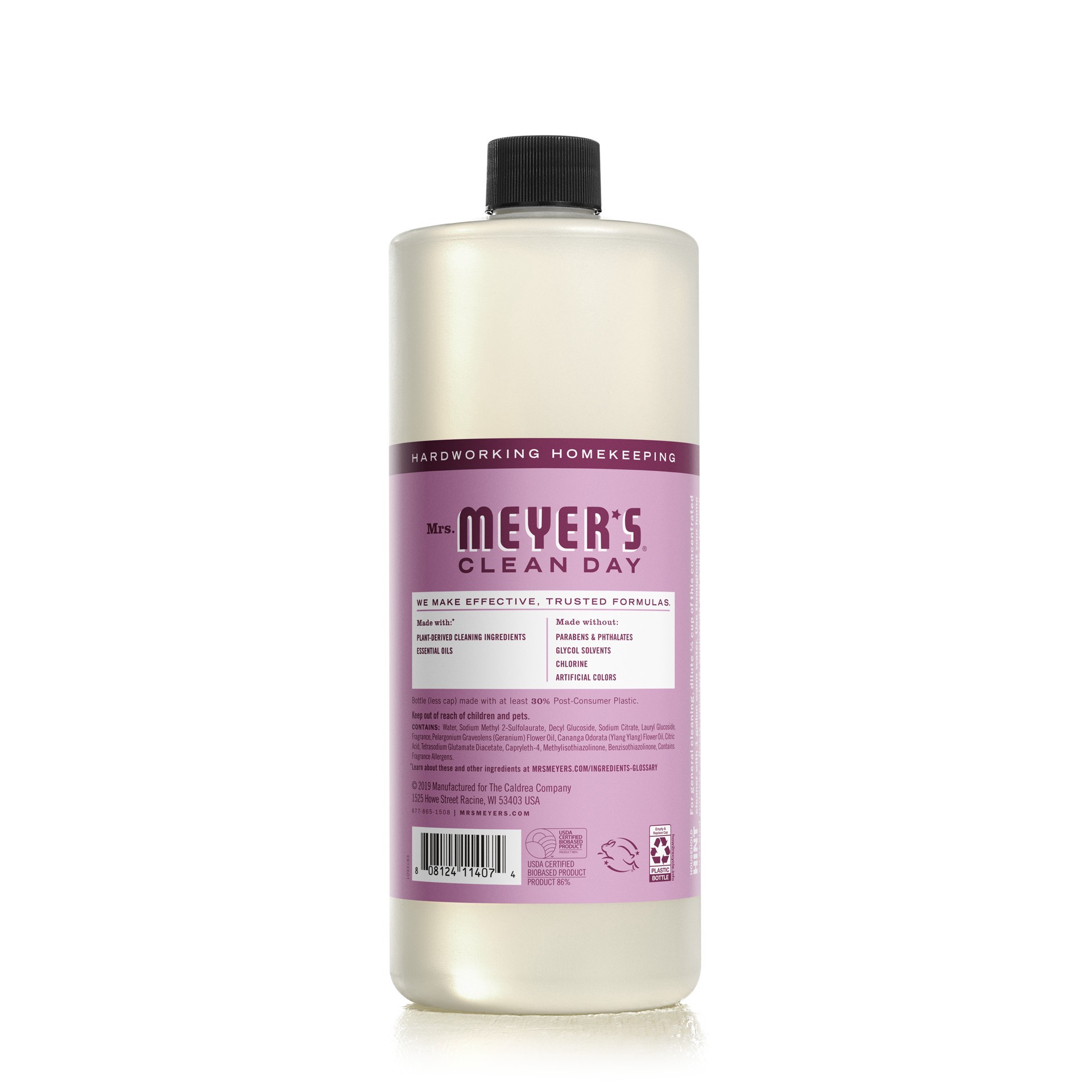 slide 8 of 9, Mrs. Meyer's Clean Day Liquid Hand Soap Refill, Peony Scent, 33 Fl Oz Bottle, 32 fl oz