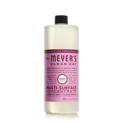 Mrs. Meyer's Mrs. Meyer’s Clean Day Multi-Surface Cleaner Concentrate, Peony Scent, 32 Ounce Bottle