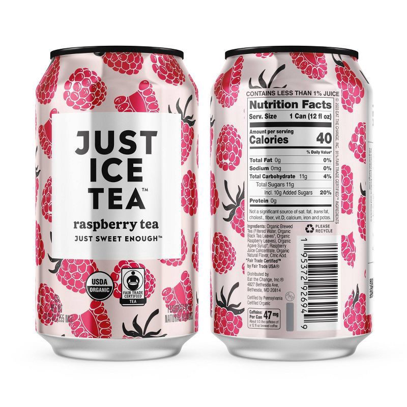 slide 7 of 7, JUST ICE TEA Raspberry Black Tea, 