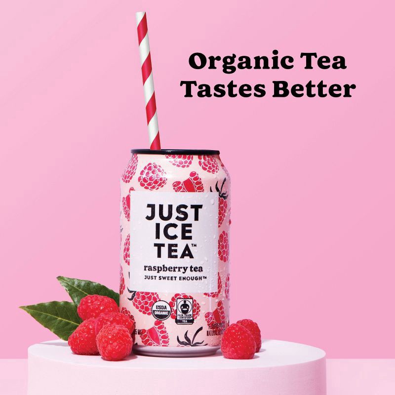 slide 2 of 7, JUST ICE TEA Raspberry Black Tea, 