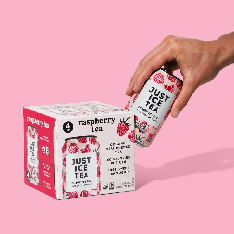 slide 6 of 7, JUST ICE TEA Raspberry Black Tea, 