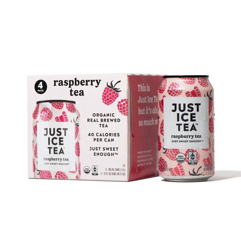 slide 1 of 7, JUST ICE TEA Raspberry Black Tea, 
