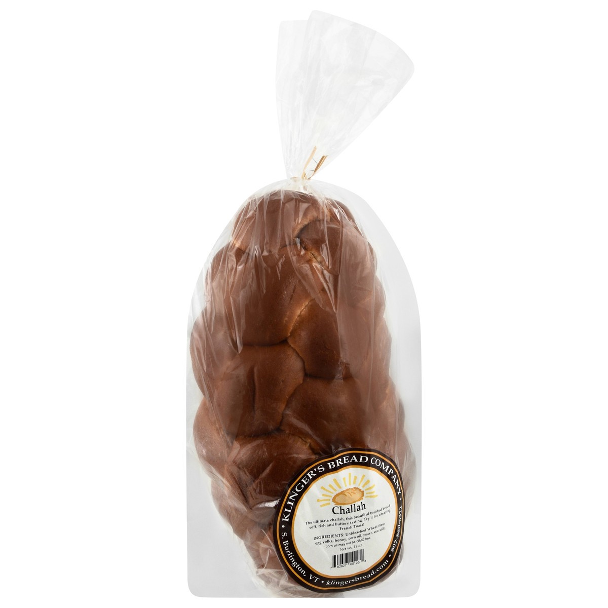 slide 2 of 4, Klinger's Challah Bread - 18 OZ, 18 oz