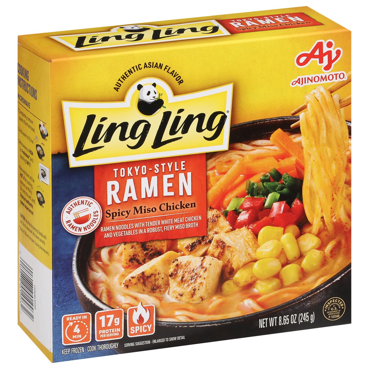 slide 2 of 9, Ling Ling Tokyo-Style Spicy Miso Chicken Ramen 8.65 oz, 8.65 oz