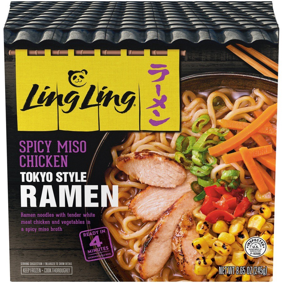 slide 1 of 9, Ling Ling Tokyo-Style Spicy Miso Chicken Ramen 8.65 oz, 8.65 oz