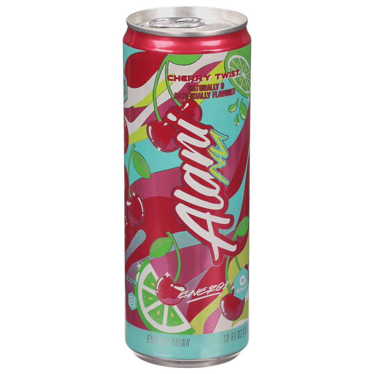 slide 9 of 13, Alani Nu Cherry Twist Energy Drink 12 fl oz, 12 fl oz