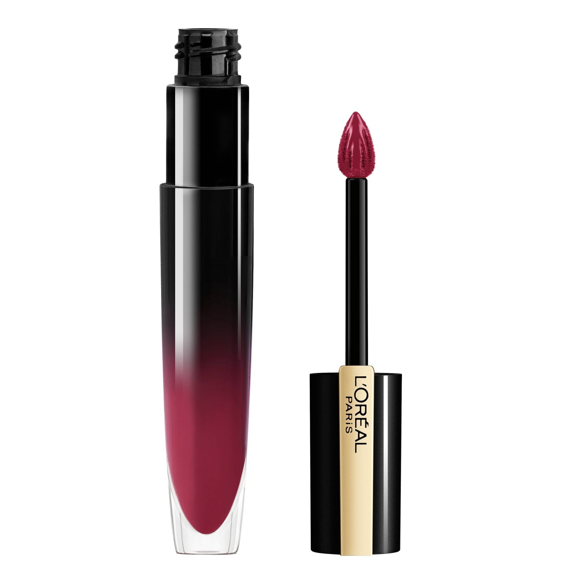 slide 1 of 1, L'Oréal Brilliant Signature Shiny Lip Stain Lipstick, Be Successful 314, 0.21 fl oz