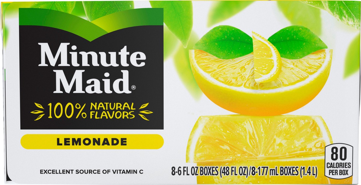 slide 6 of 11, Minute Maid Lemonade Cartons- 8 ct,
