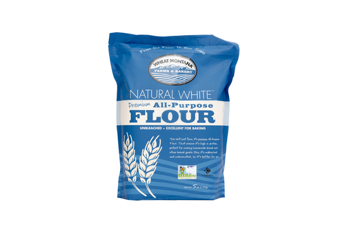 slide 1 of 1, Wheat Montana Natural White Flour, 5 lb