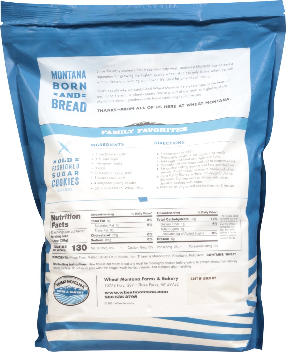 slide 9 of 14, Wheat Montana Natural White Flour - 5 lb, 5 lb