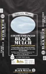 Nature's Magic Color Enhanced Mulch - Black