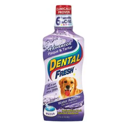 Synergy Labs Dental Fresh Advanced Plaque and Tarter Water Additive for Pets