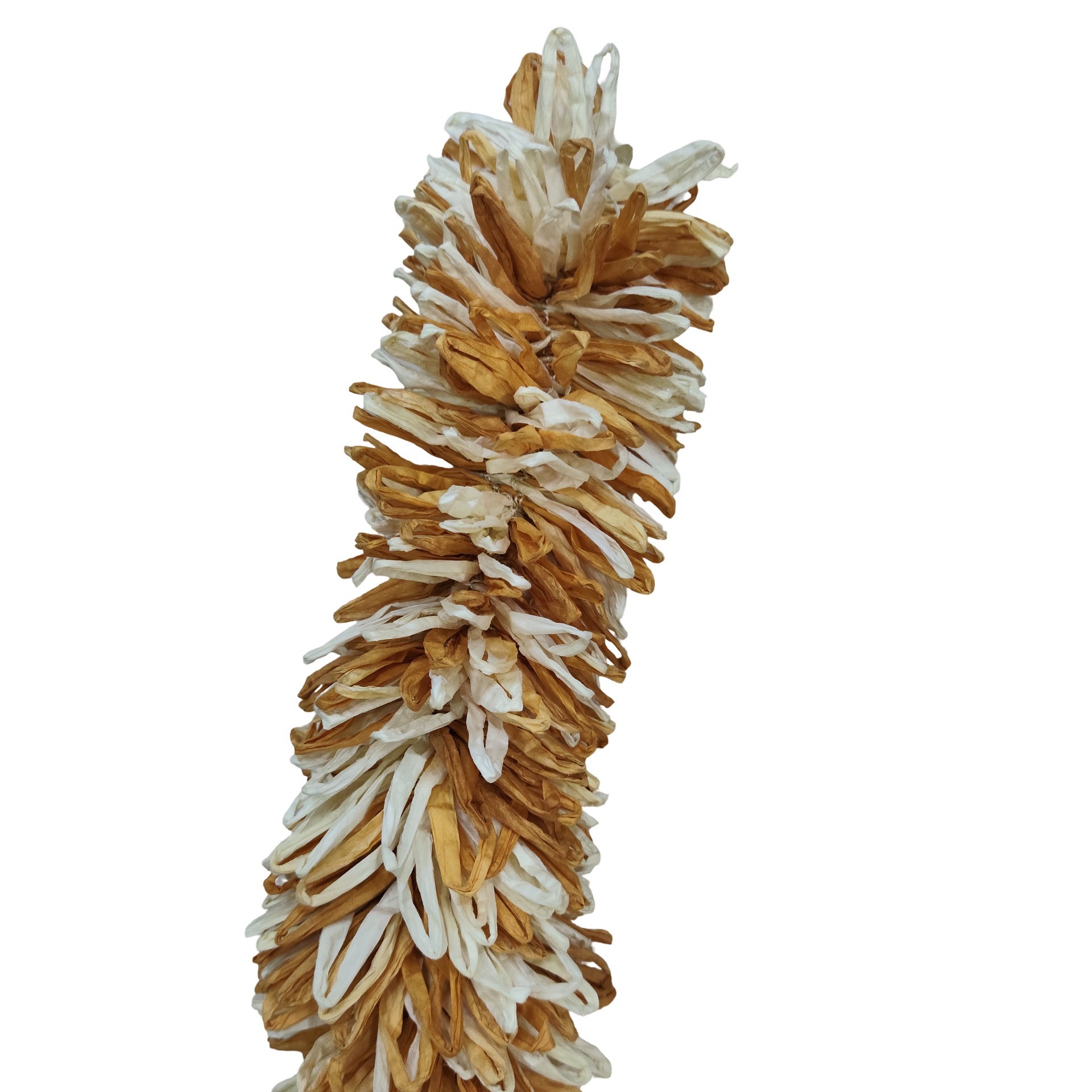 slide 2 of 3, 6ft. Ivory & Orange Paper Twist Garland By Ashland, 6 ft
