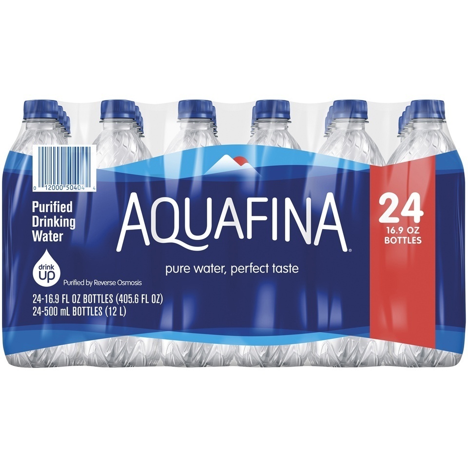 slide 2 of 3, Aquafina Pure Unflavored Water Bottles, 24 ct; 16.9 fl oz