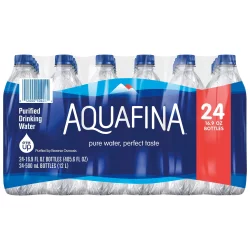 Aquafina Pure Unflavored Water Bottles