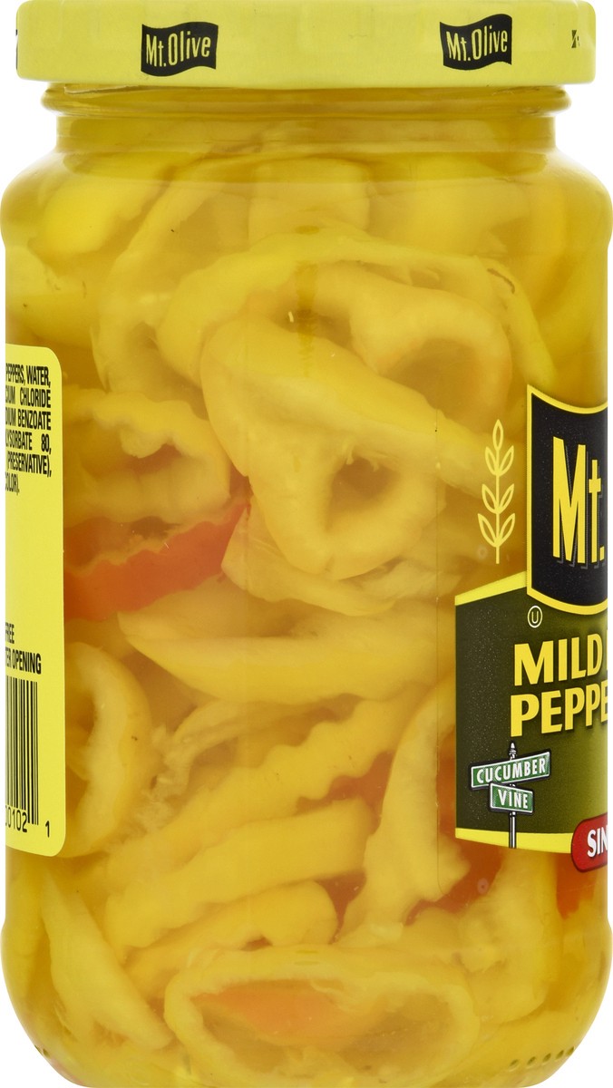 slide 7 of 9, Mt. Olive Mild Banana Pepper Rings 12 fl oz Jar, 12 oz