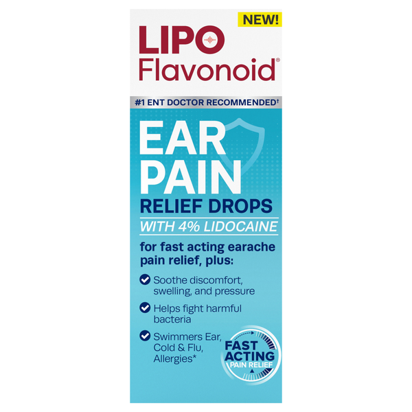slide 1 of 1, Lipo Flavonoid Pain Relieving Ear Drops, 1 ct