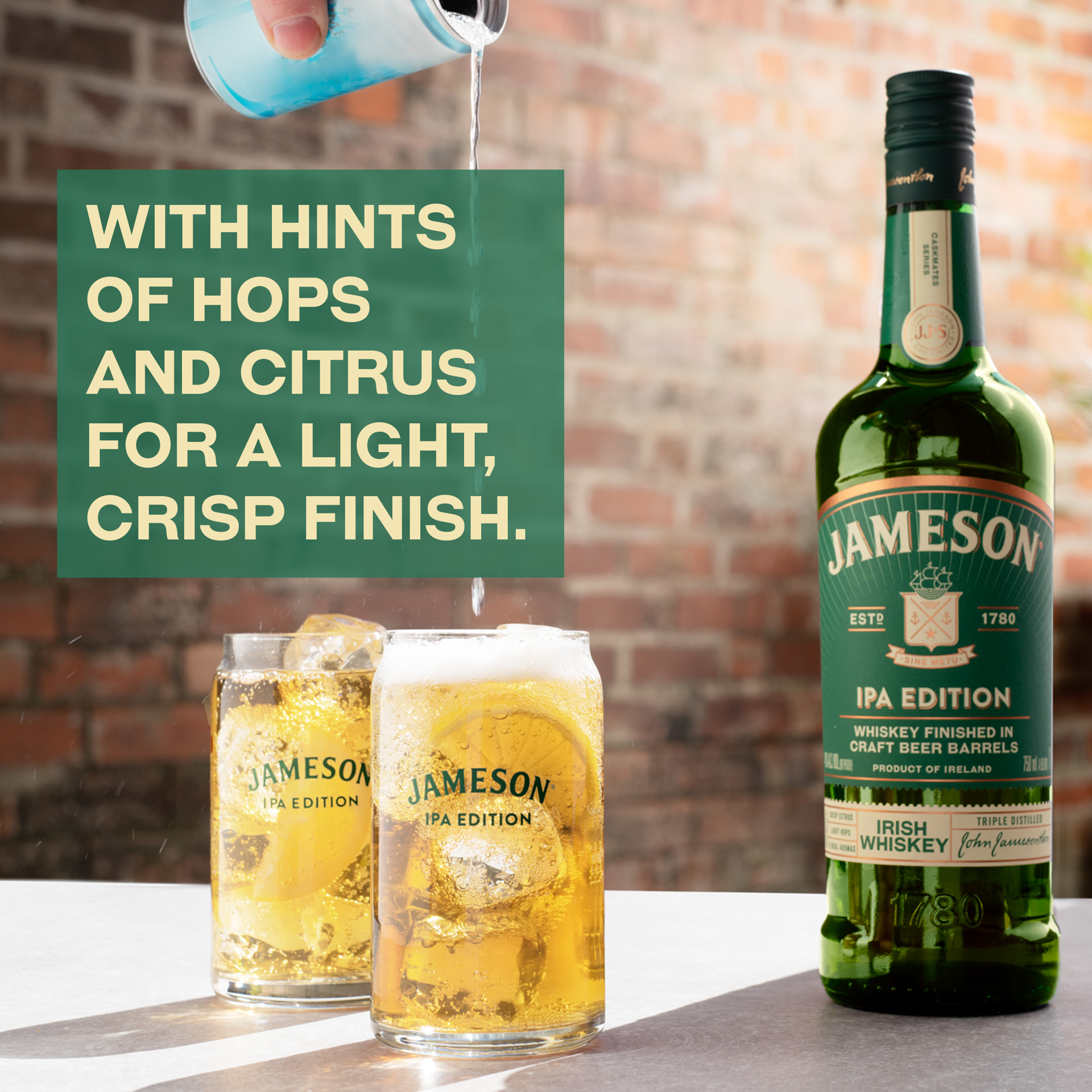 slide 9 of 10, Jameson Caskmates IPA Irish Whiskey, 1 L Bottle, 40% ABV, 1 liter