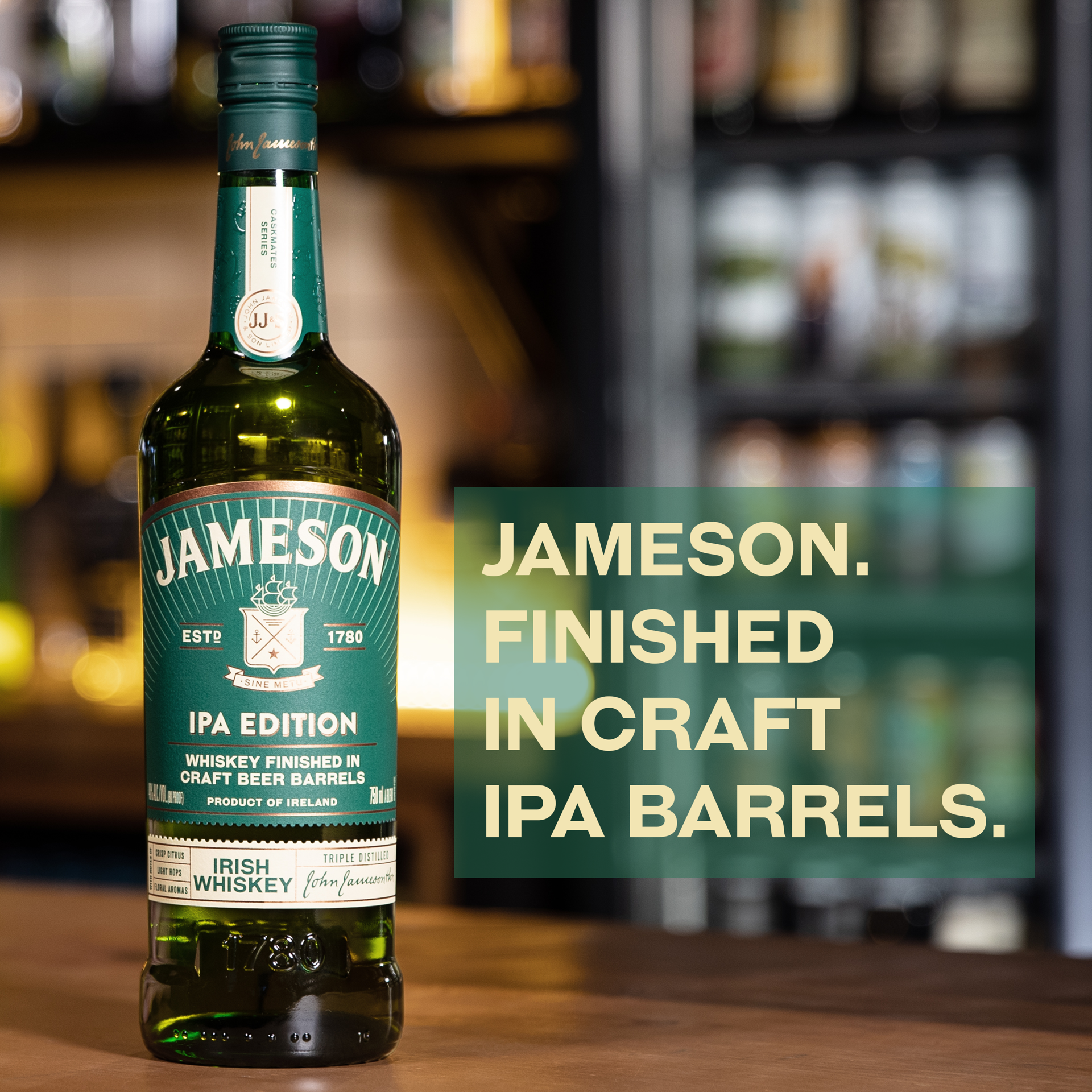 slide 7 of 10, Jameson Caskmates IPA Irish Whiskey, 1 L Bottle, 40% ABV, 1 liter