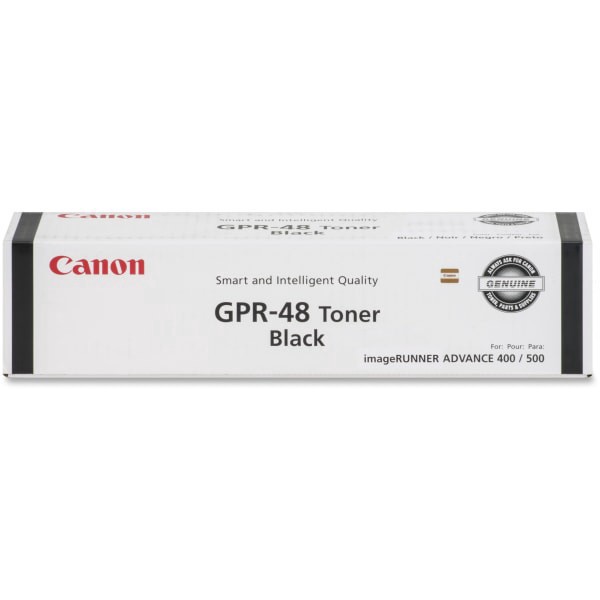 slide 2 of 3, Canon GPR-48 - Black - original - toner cartridge - for imageRUNNER ADVANCE 400iF, 500iF, 1 ct