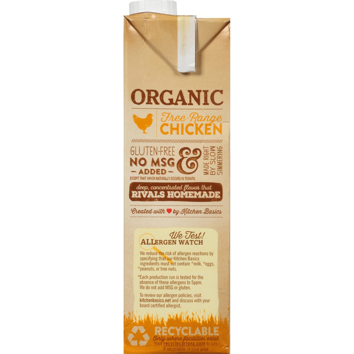 slide 2 of 9, Kitchen Basics Organic Free Range Chicken Stock, 32 oz, 32 oz