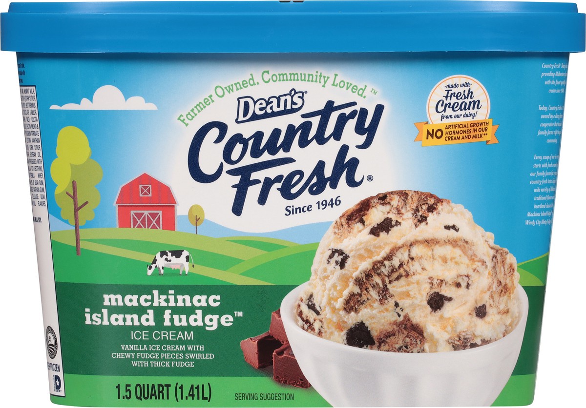 slide 3 of 12, Country Fresh Mackinac Island Fudge Ice Cream 1.5 qt, 1.5 qt
