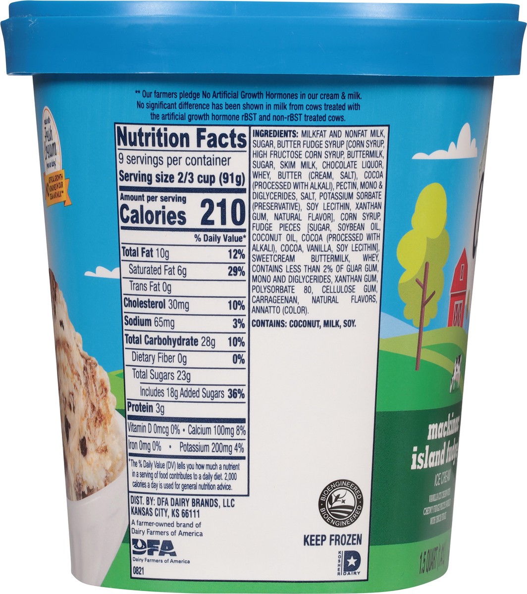 slide 11 of 12, Country Fresh Mackinac Island Fudge Ice Cream 1.5 qt, 1.5 qt