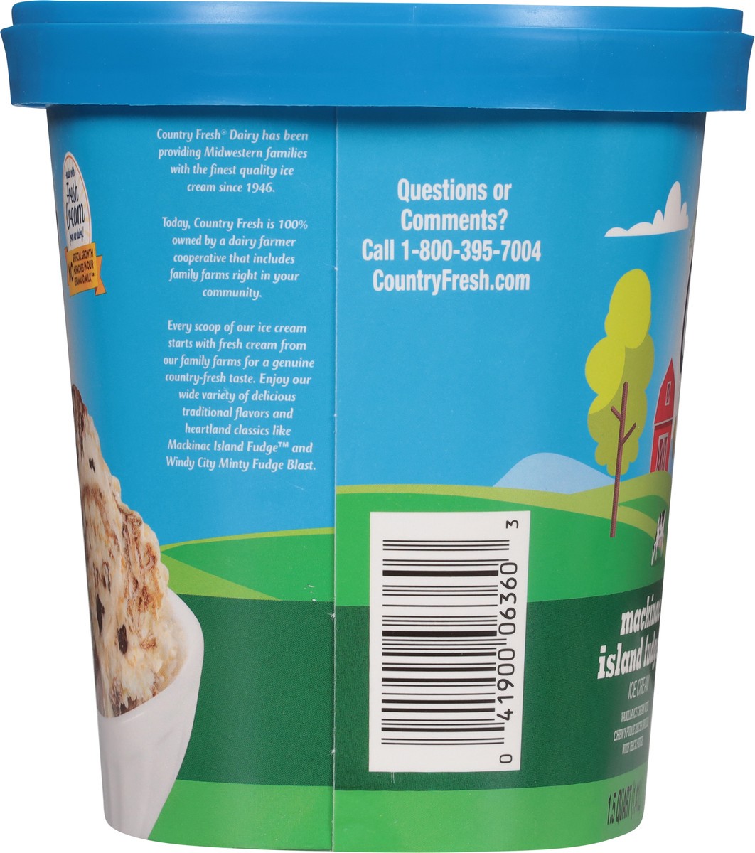 slide 5 of 12, Country Fresh Mackinac Island Fudge Ice Cream 1.5 qt, 1.5 qt