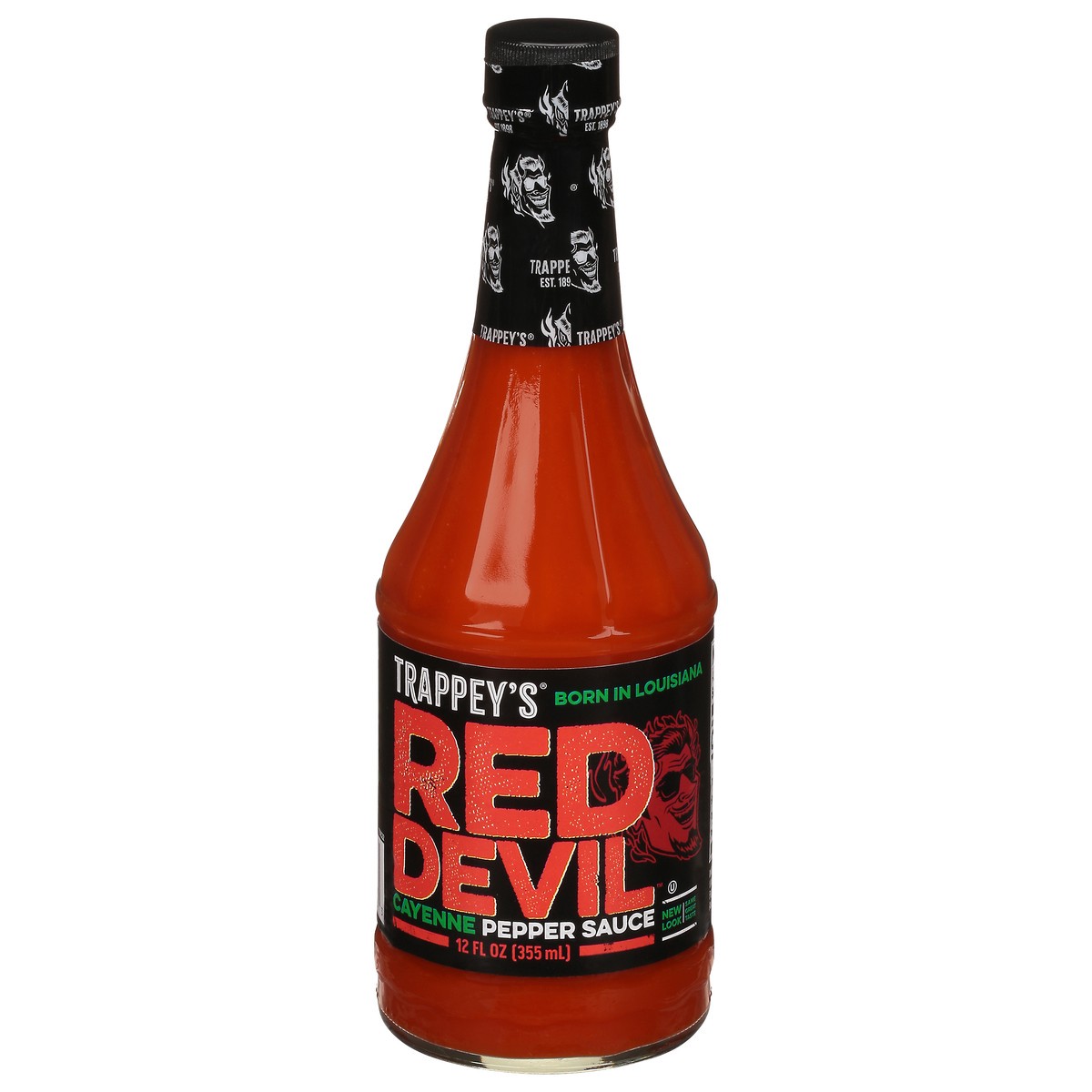 slide 1 of 12, Trappey's Red Devil Hot Sauce, 12 fl oz