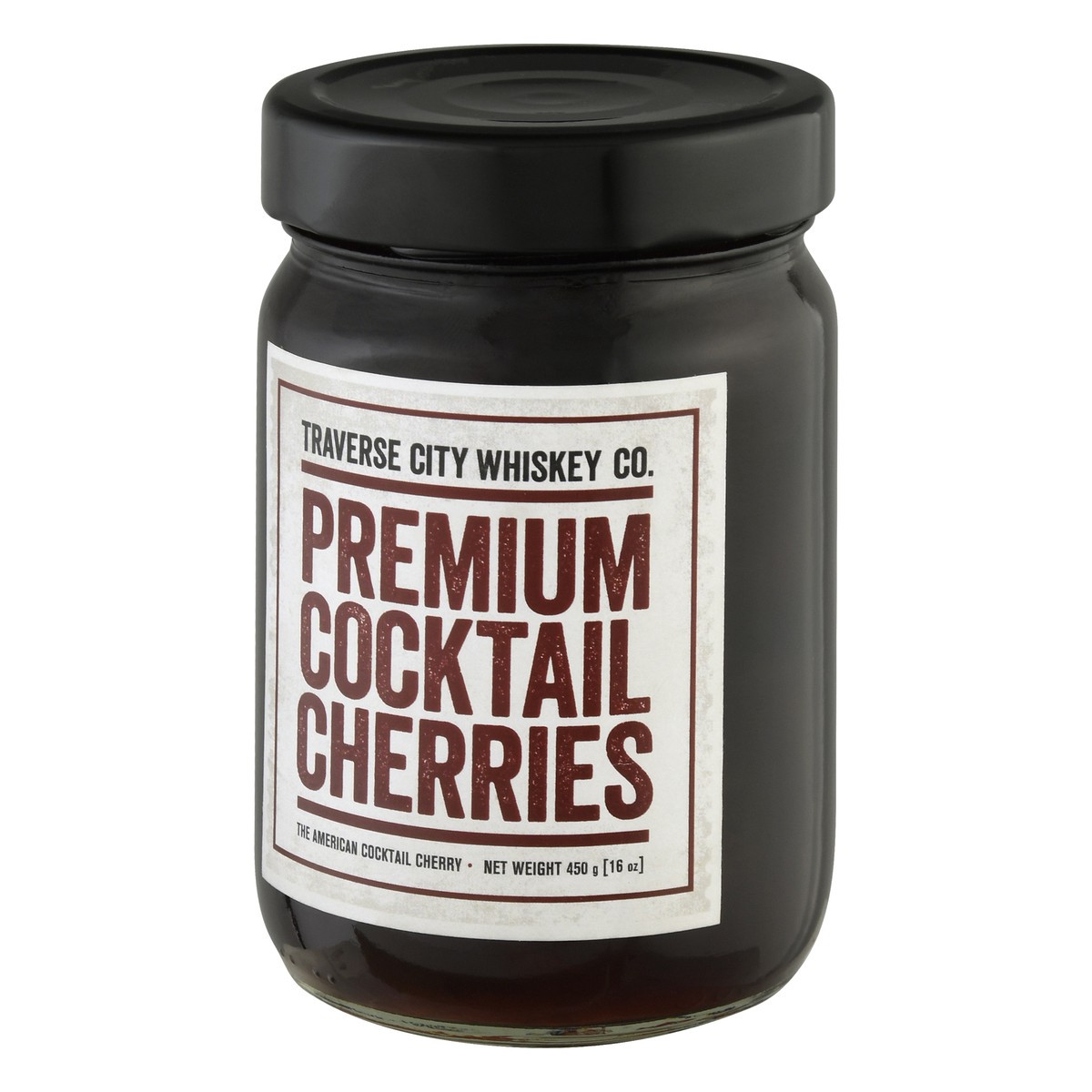 slide 11 of 13, Traverse City Whiskey Co. Premium Cocktail Cherries - 450 g, 450 g
