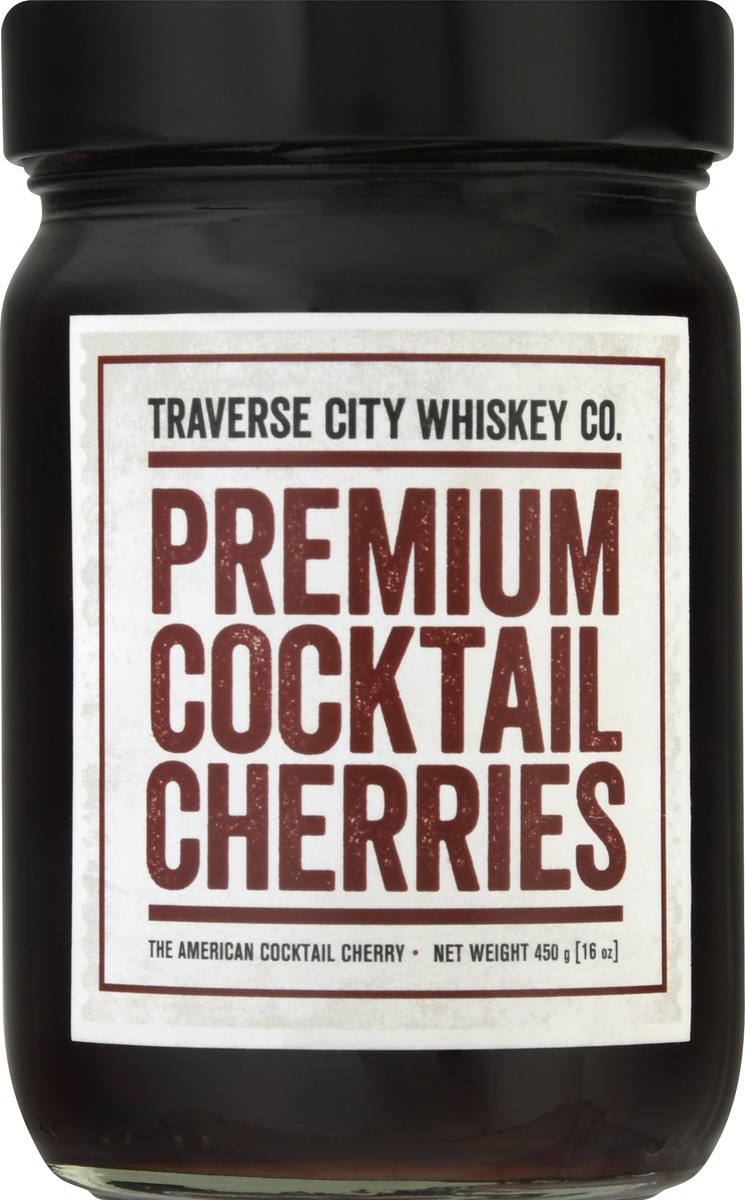 slide 6 of 13, Traverse City Whiskey Co. Premium Cocktail Cherries - 450 g, 450 g