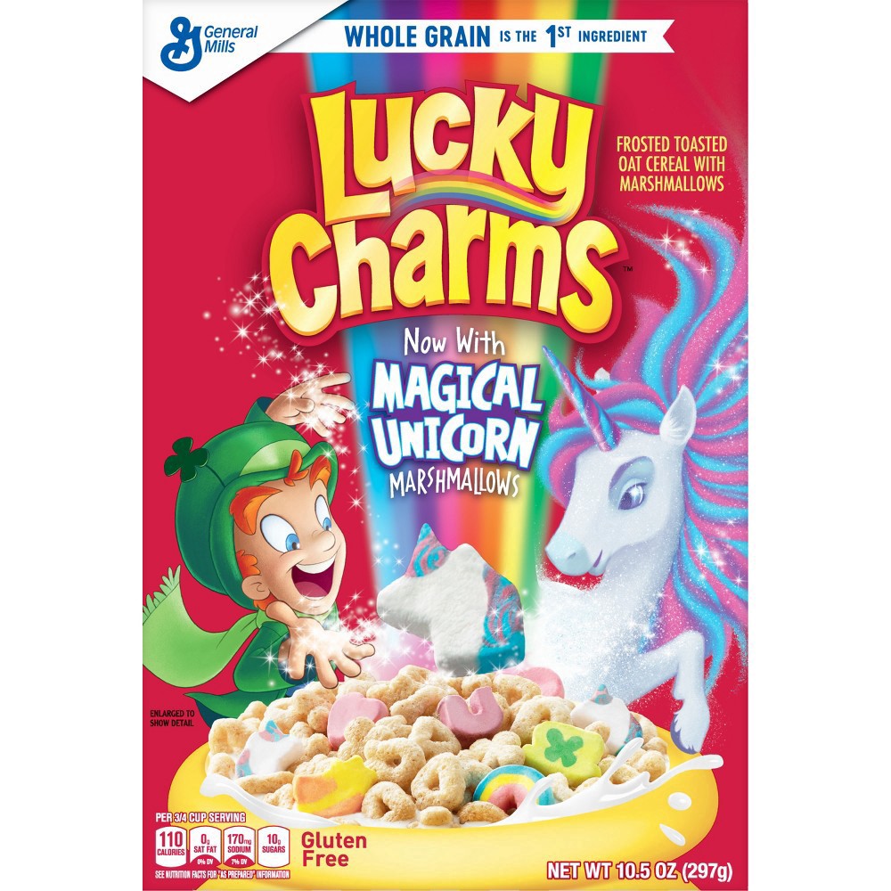 slide 2 of 4, General Mills Cereal Lucky Charms, 10.5 oz
