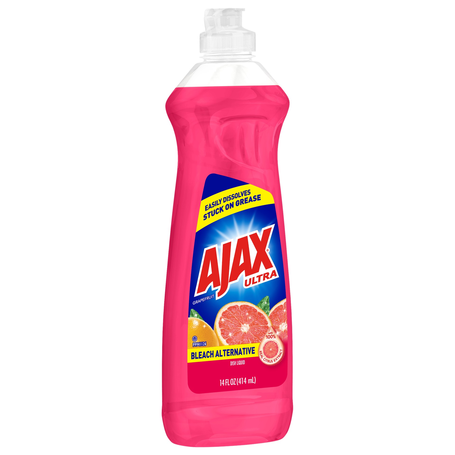 slide 7 of 7, Ajax Grapefruit Dish Soap, 14 oz