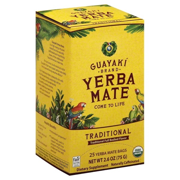 slide 1 of 1, Guayaki Yerba Mate 25 ea, 25 ct