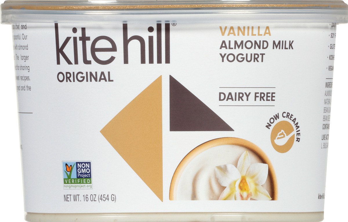 slide 1 of 11, Kite Hill Vanilla Almond Milk Yogurt, 16 oz