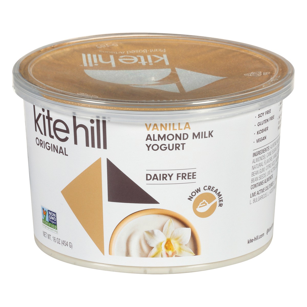 slide 10 of 11, Kite Hill Vanilla Almond Milk Yogurt, 16 oz