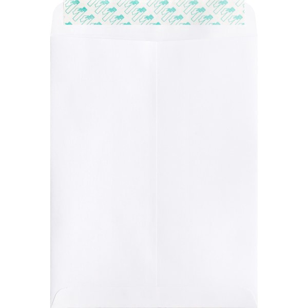 slide 6 of 7, Business Source Self Sealing Catalog Envelope - Catalog - 9"" Width x 12"" Length - 28 lb - Peel & Seal - White - Wove - 100 / Box, 100 ct