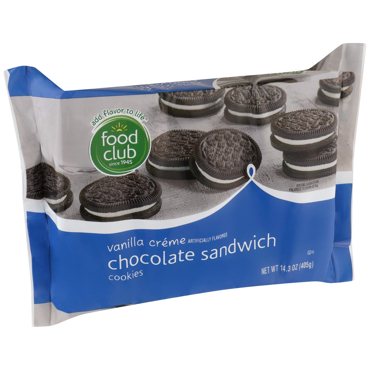 slide 2 of 9, Food Club Cookies - Creme Sandwich, 14.3 oz