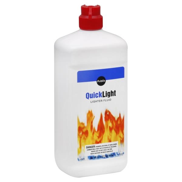 slide 1 of 1, Publix Lighter Fluid, Quick Light, 32 fl oz