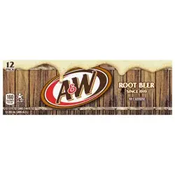 A&W 12 Pack No Caffeine Soda 12-12 fl oz Cans - 12 ct; 12 fl oz