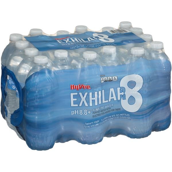 slide 1 of 1, Hy-Vee Alkaline Water Ounce - 24 ct; 16.9 fl oz, 24 ct; 16.9 fl oz