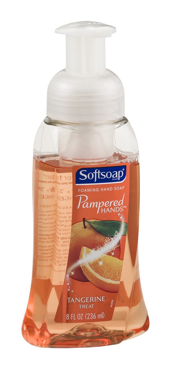 slide 8 of 9, Softsoap Pampered Hands Foaming Hand Soap Tangerine Treat, 8 fl oz