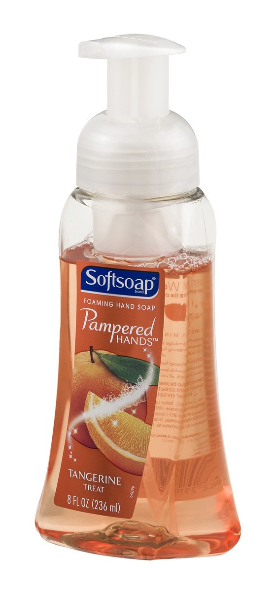 slide 9 of 9, Softsoap Pampered Hands Foaming Hand Soap Tangerine Treat, 8 fl oz