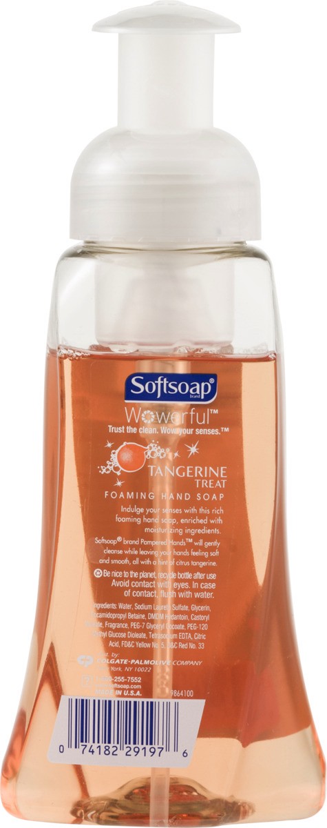 slide 6 of 9, Softsoap Pampered Hands Foaming Hand Soap Tangerine Treat, 8 fl oz