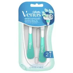 Venus Extra Smooth Sensitive Women's Disposable Razors - 2ct