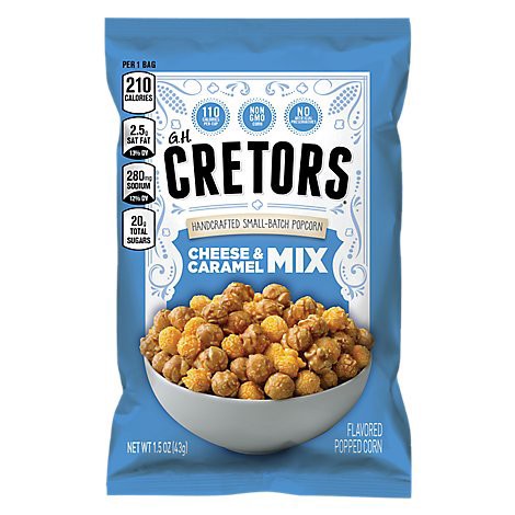 slide 1 of 1, G.h. Cretors Cheese & Caramel Mix Popcorn - 1.5 Oz, 1.5 oz