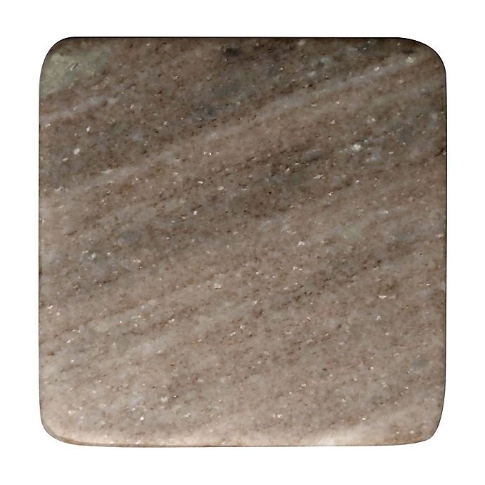 slide 1 of 1, Thirstystone Desert Marble Single Square Coaster - Brown, 1 ct